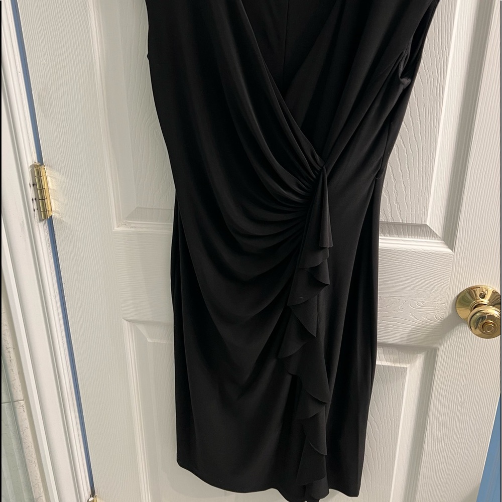 Womens black sleeveless dress